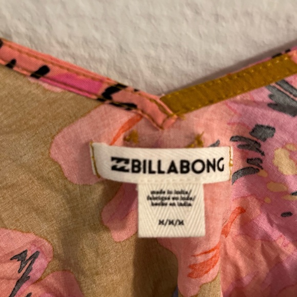 Billabong Cut Through floral top and pant matching set size M (Moss Landing) - Picture 9 of 13
